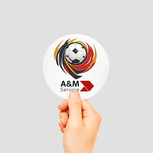 Aufkleber mit A&M-Fußball-Logo
