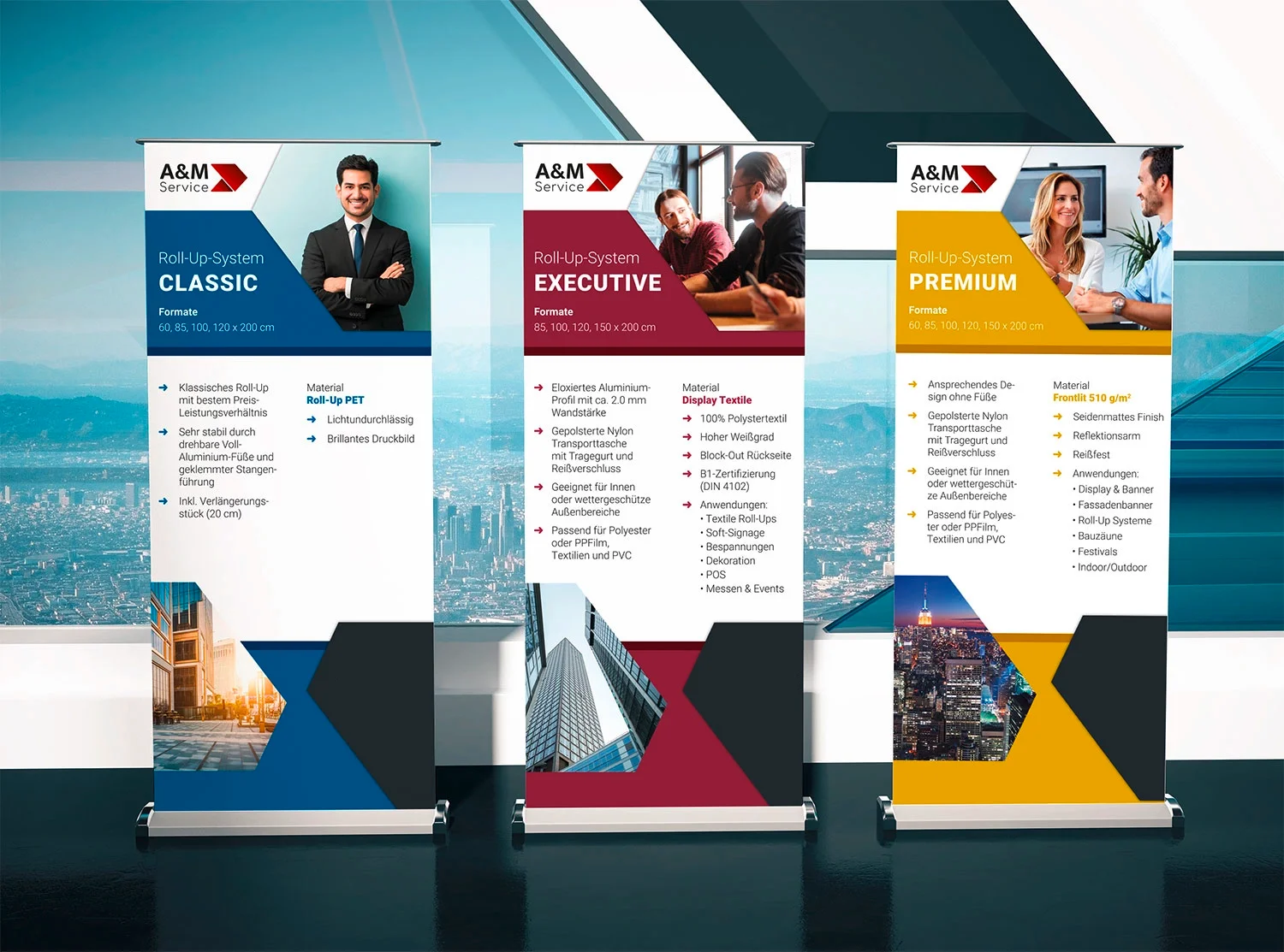 Roll-Up Varianten
