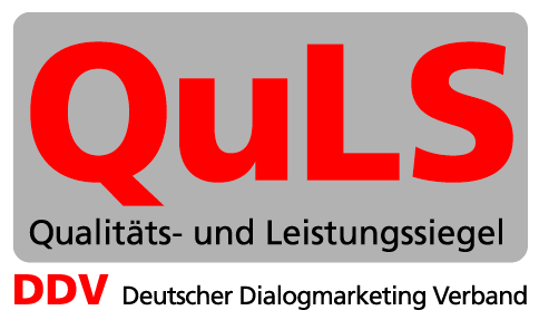 DDV-QuLS-Siegel Qualitäts- und Leistungssiegel (QuLS) des Deutschen Dialogmarketing Verbandes – Bereich Lettershop