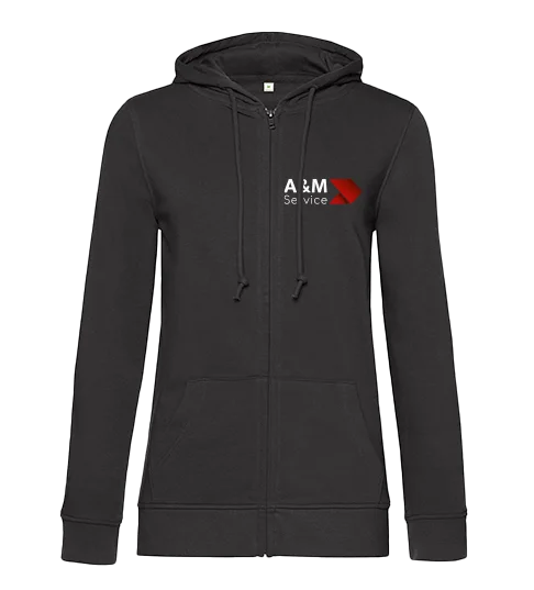 Damen Zipper-Jacke mit A&M Logo