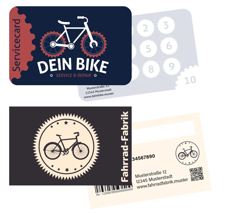 Kundenkarten Kunden- und Bonuskarten