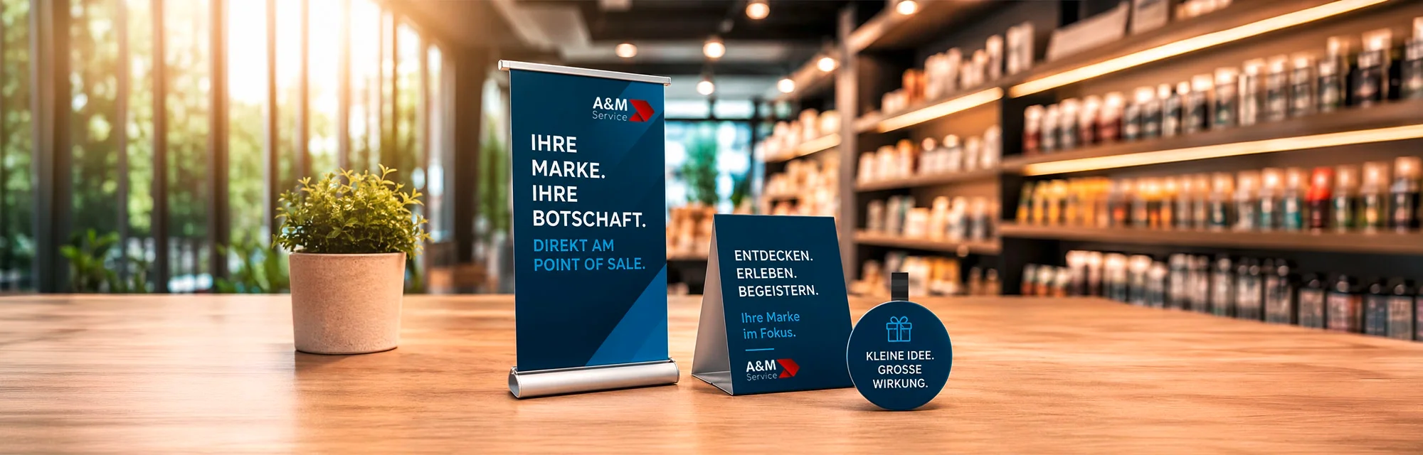 POS-Werbemittel POS-Werbemittel am Point of Sale
